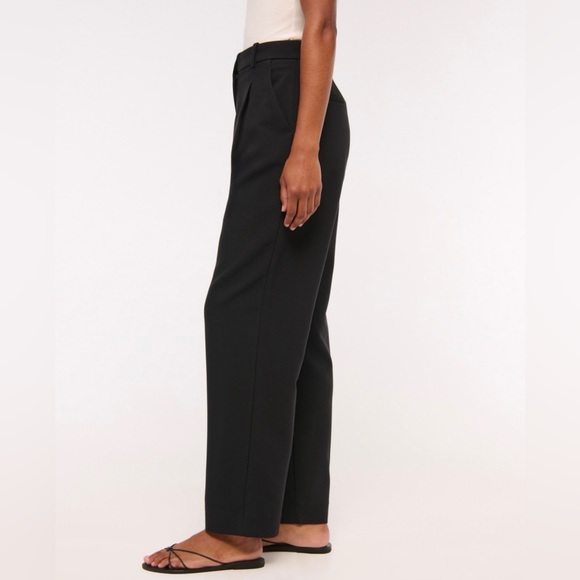 Curve Love A&F Quinn Tailored Straight Pant - Picture 4 of 12